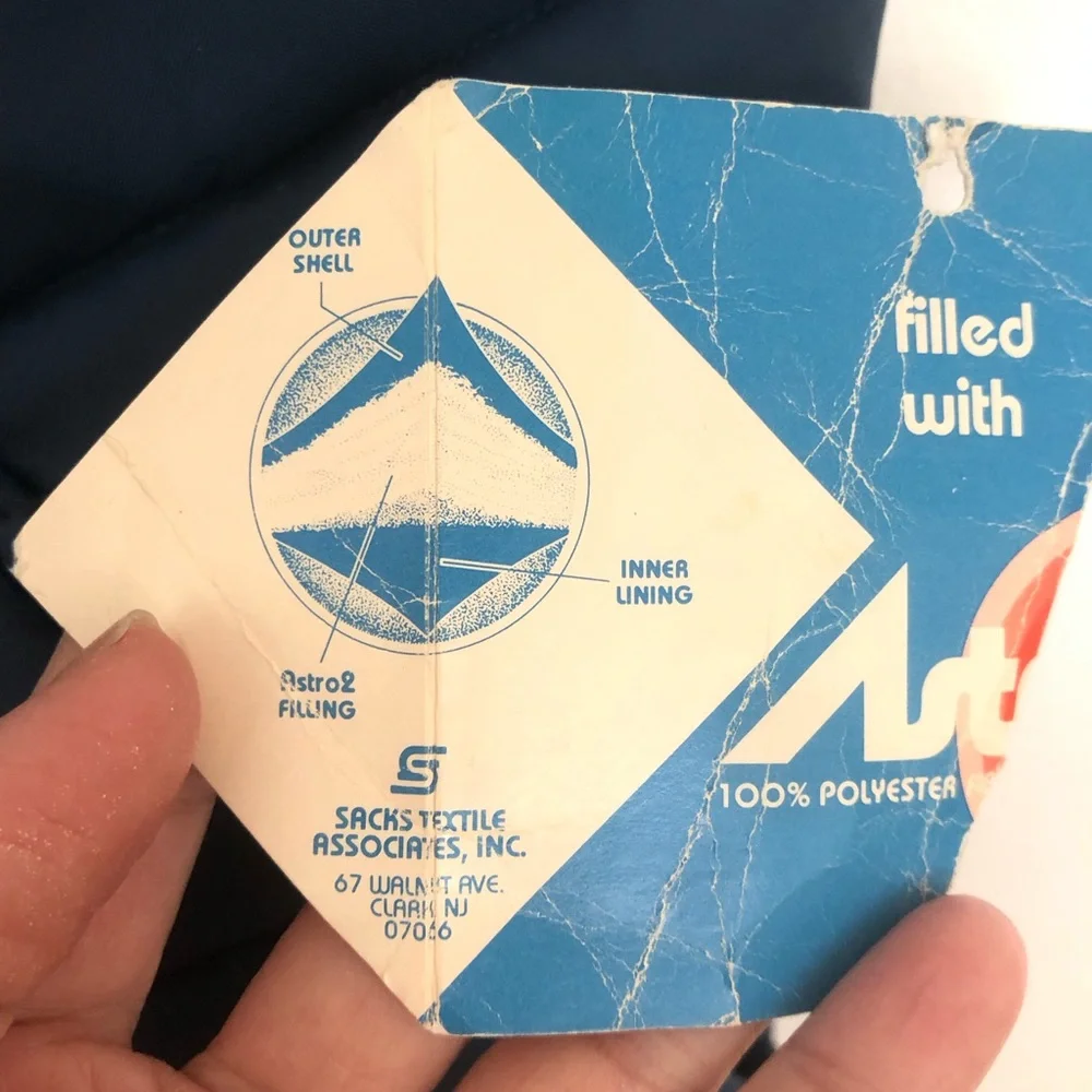 RARE VINTAGE DEADSTOCK - 70s Vintage Wrangler Puffer Vest - Still has Tags! - Picture 7 of 12